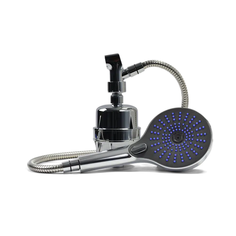 ProOne Antimicrobial ProMax Shower Filter with Hand Wand and Massaging Head