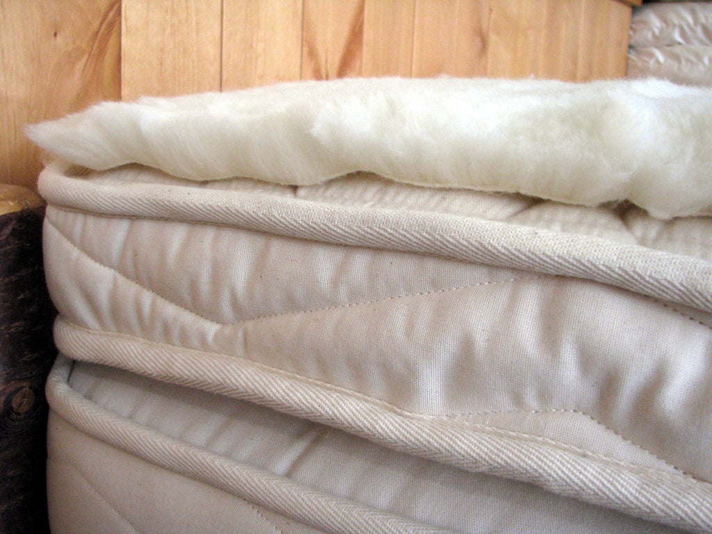 Lambswool Fleece Topper with Organic Cotton Backing - PureLivingSpace.com