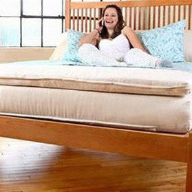 100% Natural Latex and Wool Mattress Topper with Organic Cotton Cover - PureLivingSpace.com