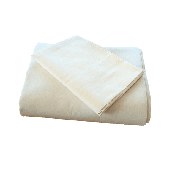 100 Organic Cotton Sateen Sheets Natural Color Pure Living Space