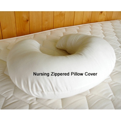 Organic Cotton and 100% Eco-Wool Nursing Pillow – Pure Living Space