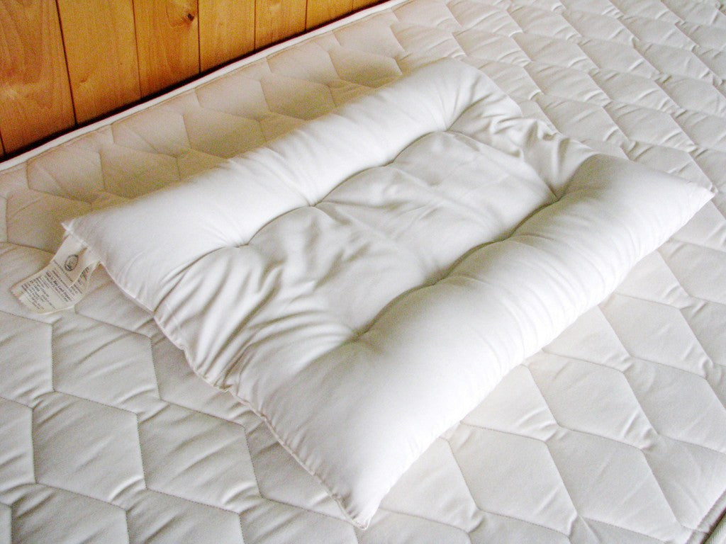 Orthopedic Pillow - 100% Eco-Wool with Organic Cotton Cover - PureLivingSpace.com