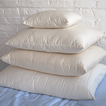Eco-Wool Pillow with Organic Cotton Cover - PureLivingSpace.com