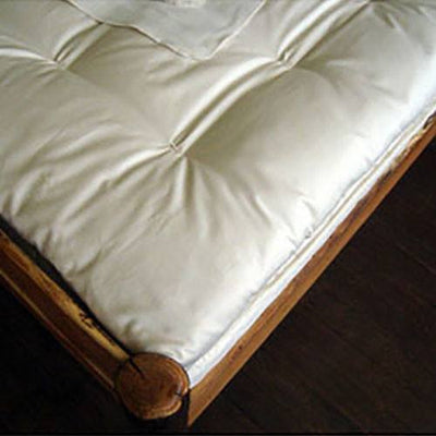 Ultimate Quilted Mattress Topper 100% Eco-Wool covered in Organic Cotton