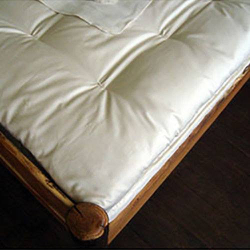 Ultimate Quilted Mattress Topper 100% Eco-Wool covered in Organic Cotton - PureLivingSpace.com